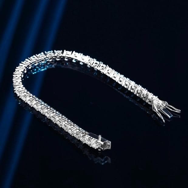 モアサナイト ブレスレット 4ミリ 16cm　【4BS16】