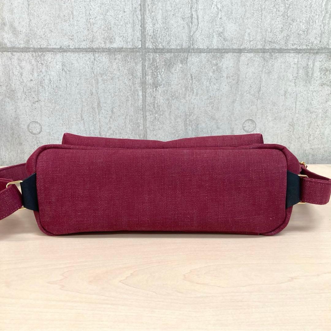 デニム✖︎本革　2wayリュック　がま口　ハンドメイド　オーダー