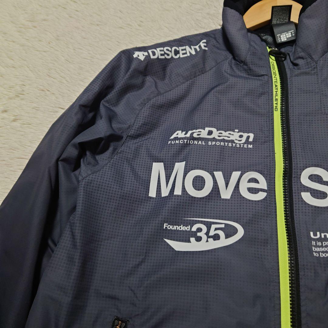 【希少】MOVE SPORT デサント ジャージ セットアップ ビッグロゴ XL