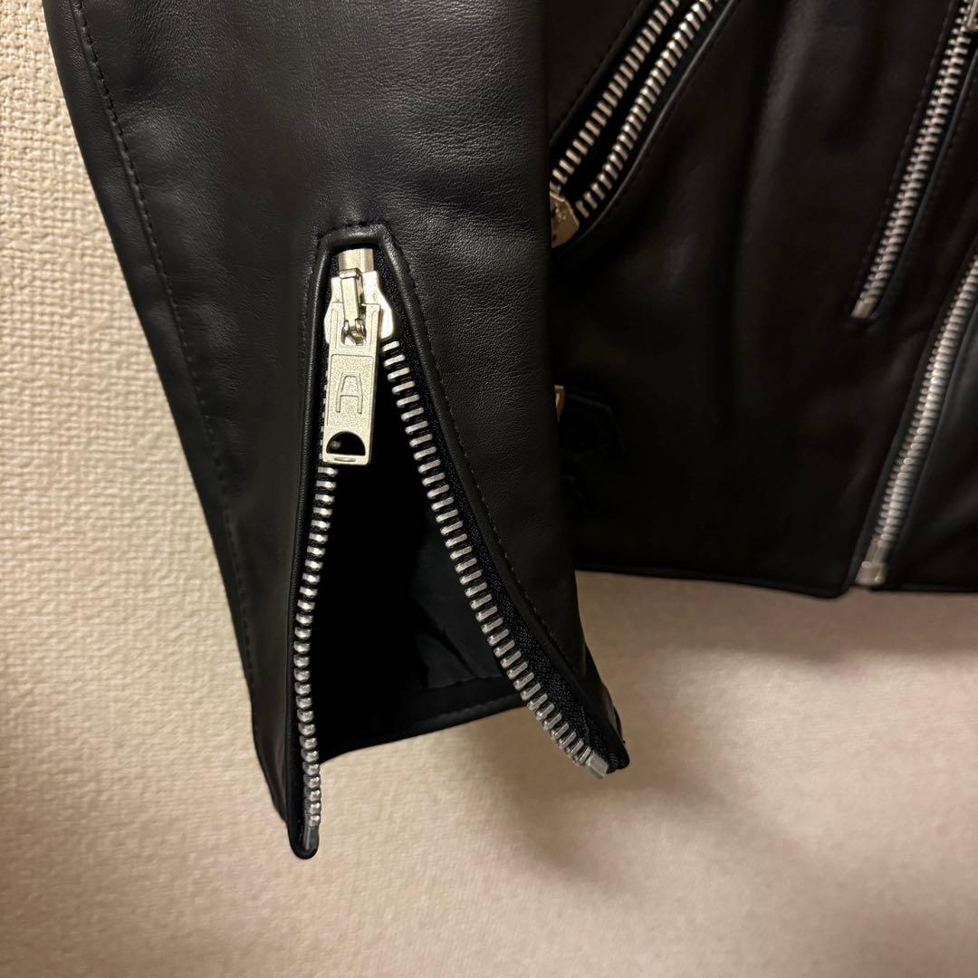 【美品】666 ライダース レディース パンク 本革 34