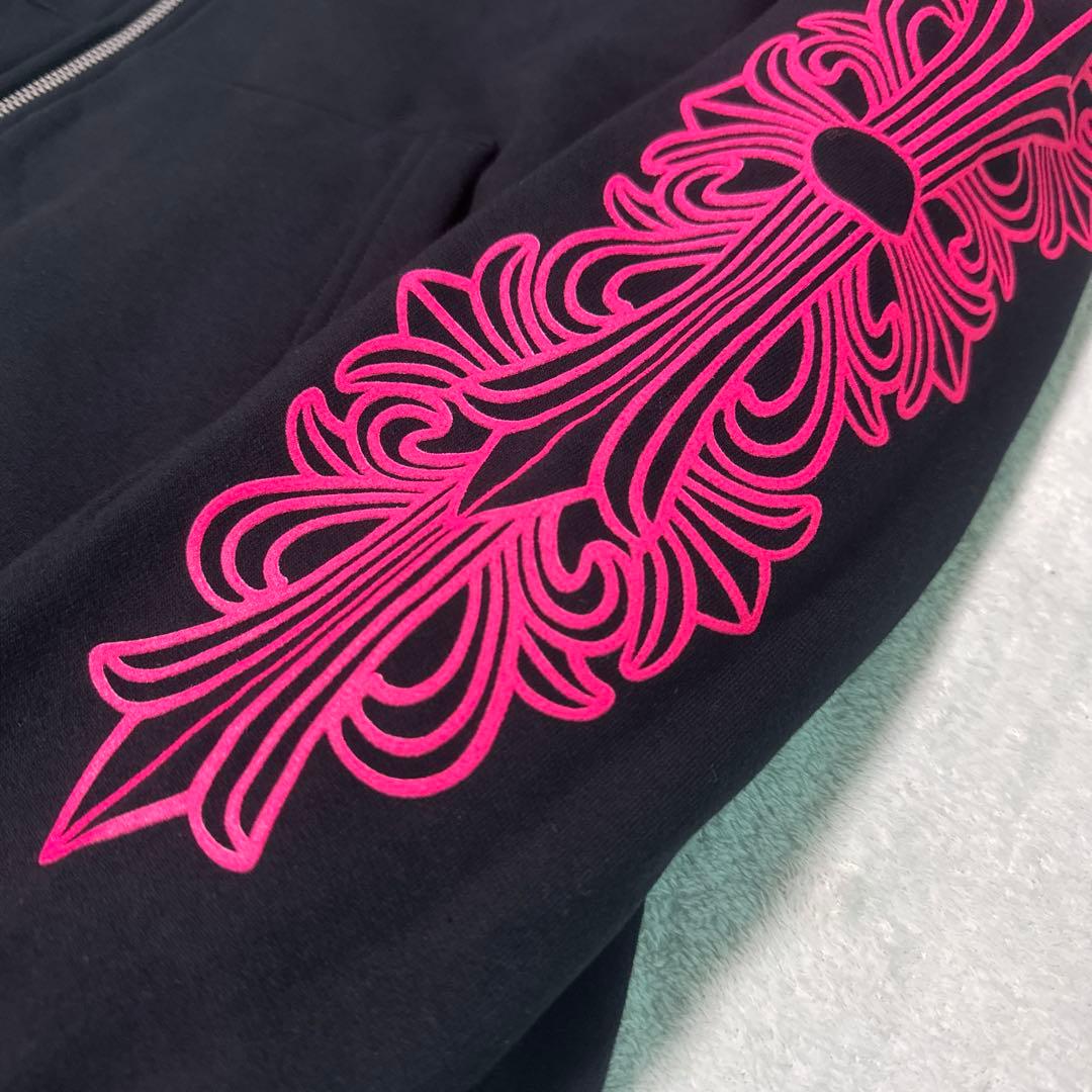 ✨新品未使用✨ シーズン限定　CHROME HEARTS 黒×ピンク　ジップ