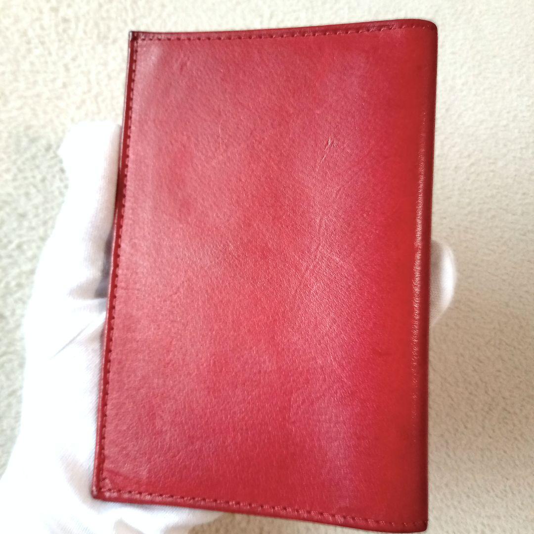 【オールドコーチ】COACH レザー パスポートケース 赤