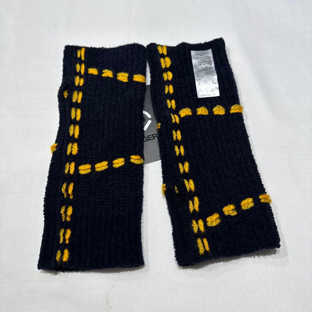 PINGERIN PG1 KNIT ステッチアームウォーマー ネイビー