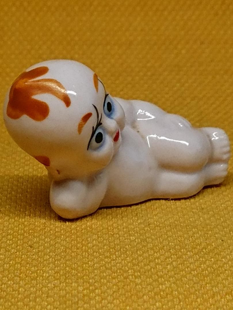 【美品】キューピー　天使　陶器　置物　インテリア　工芸品　美術品　A2738