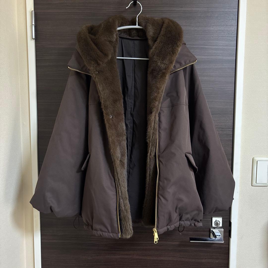 【美品】Gready Brilliant 取り外しファー中綿フードコート