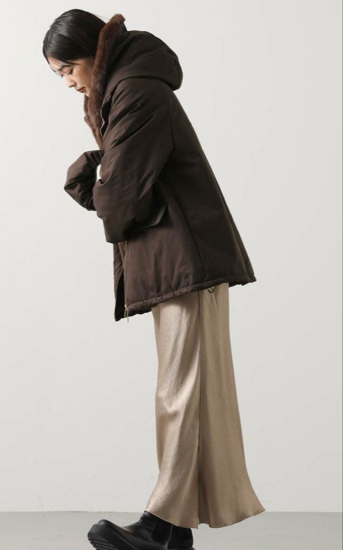【美品】Gready Brilliant 取り外しファー中綿フードコート
