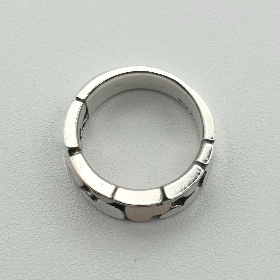 スタージュエリー ハート K18 925 コンビ リング 5.5号 指輪