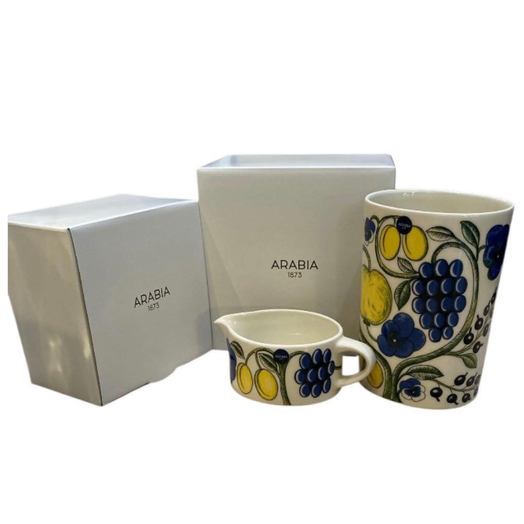 【新品】　ARABIA （アラビア）　パラティッシ　フラワーベース➕ピッチャー
