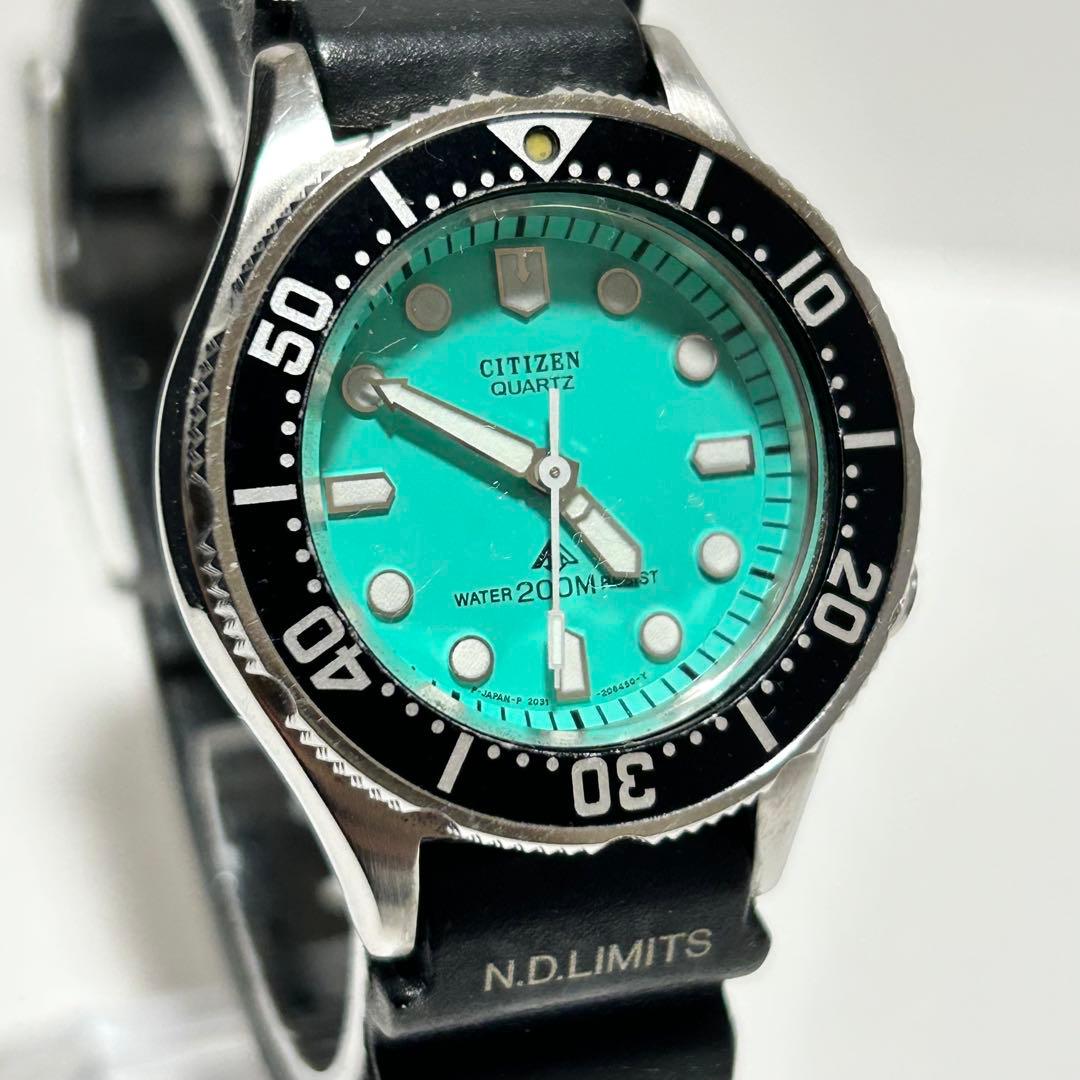 稼働/新品電池 CITIZEN ダイバー プロマスター ターコイズブルー