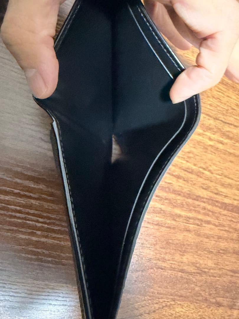 最終値下げValextra 二つ折り財布 小銭入れ付き ブラウン