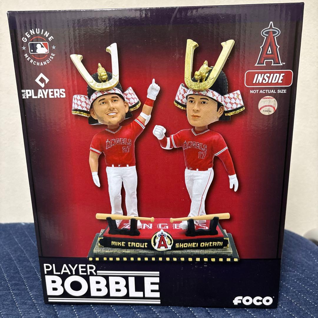 【正規品】大谷翔平マイクトラウト　デュアルボブルヘッド