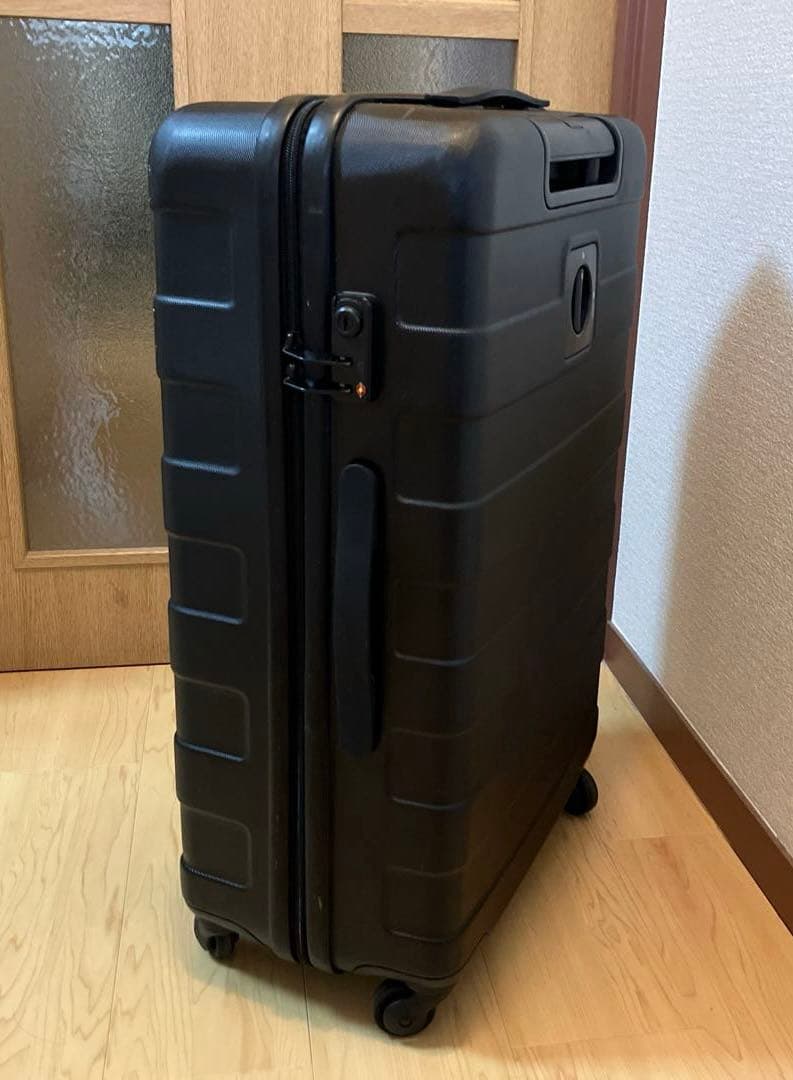 無印良品　バーを自由に調節できるキャリーケース 60L G3S-105 ブラック