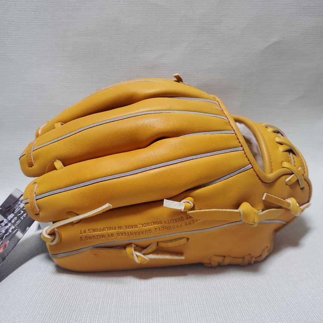 ミズノ グローバルエリート 軟式グローブ サイズ9 [やや色焼けあり]