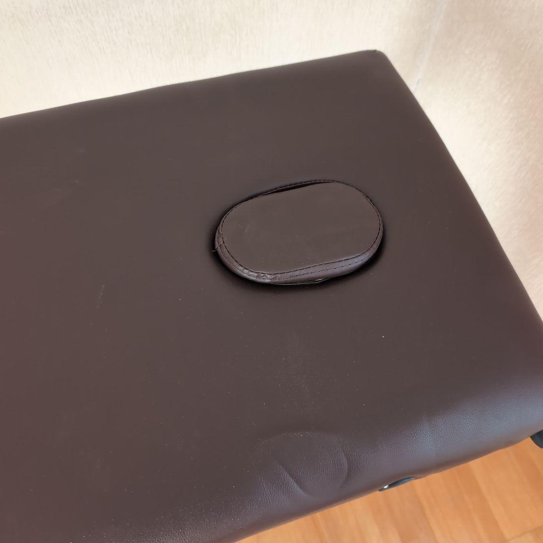 BTM マッサージベッド 有孔 折りたたみ サロン 施術 ブラウン