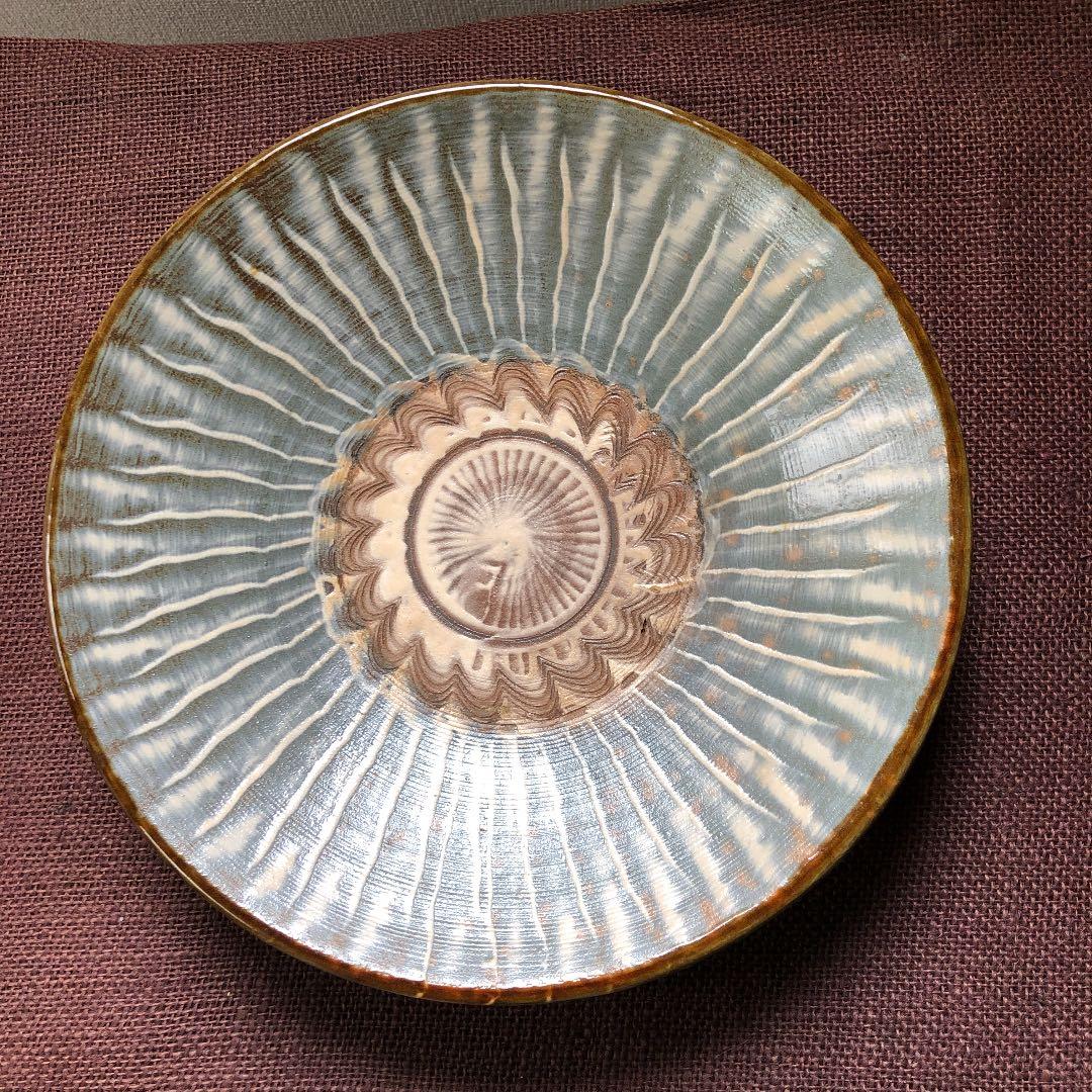 アンティーク　小鹿田(おんた)焼　大皿