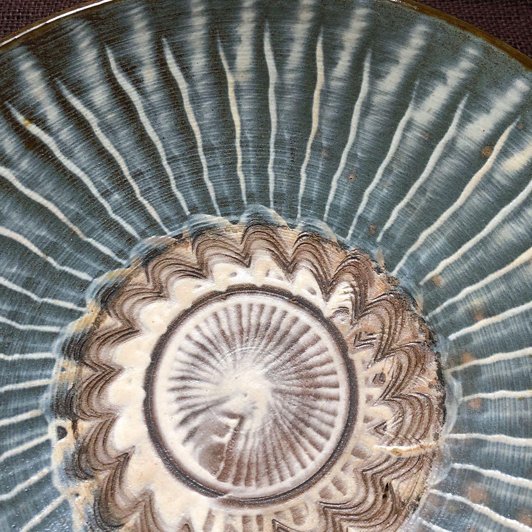 アンティーク　小鹿田(おんた)焼　大皿