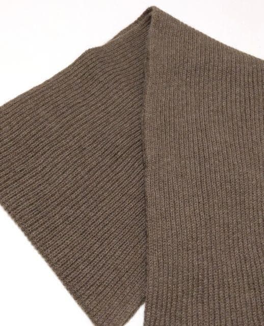 美品★Johnstons ジョンストンズ★ウールカシミヤ リブ マフラー