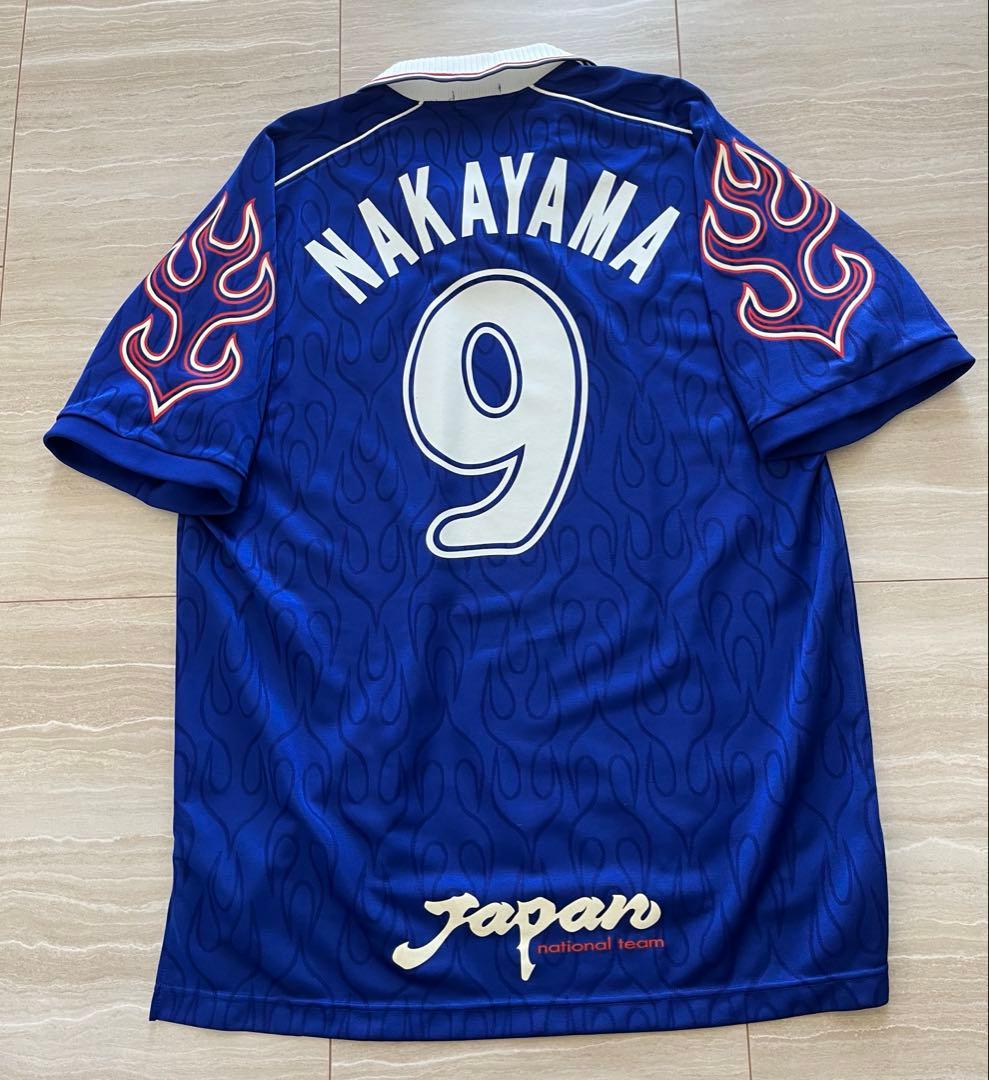 日本代表　1998 炎　ユニフォーム　中山雅史