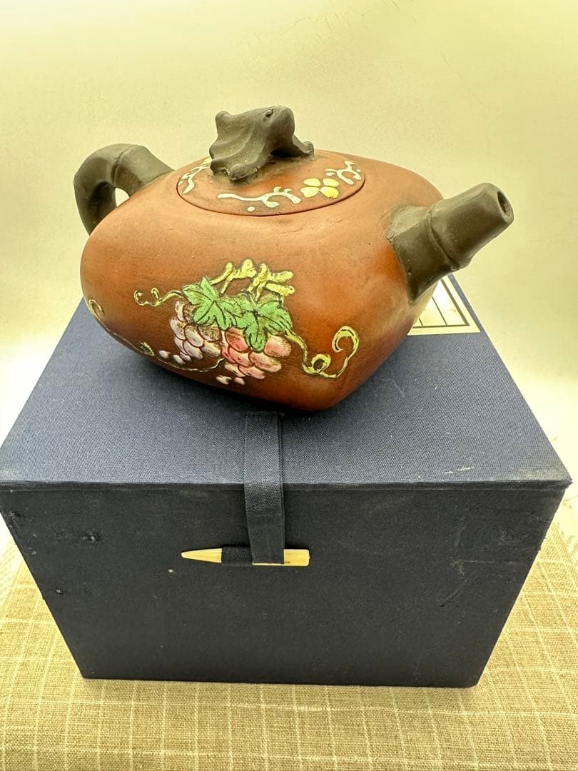 【遺品整理品 】★ 紫砂 茶壺 顧景舟 ★ 宜興 急須 江蘇省茶道具 （修復品）