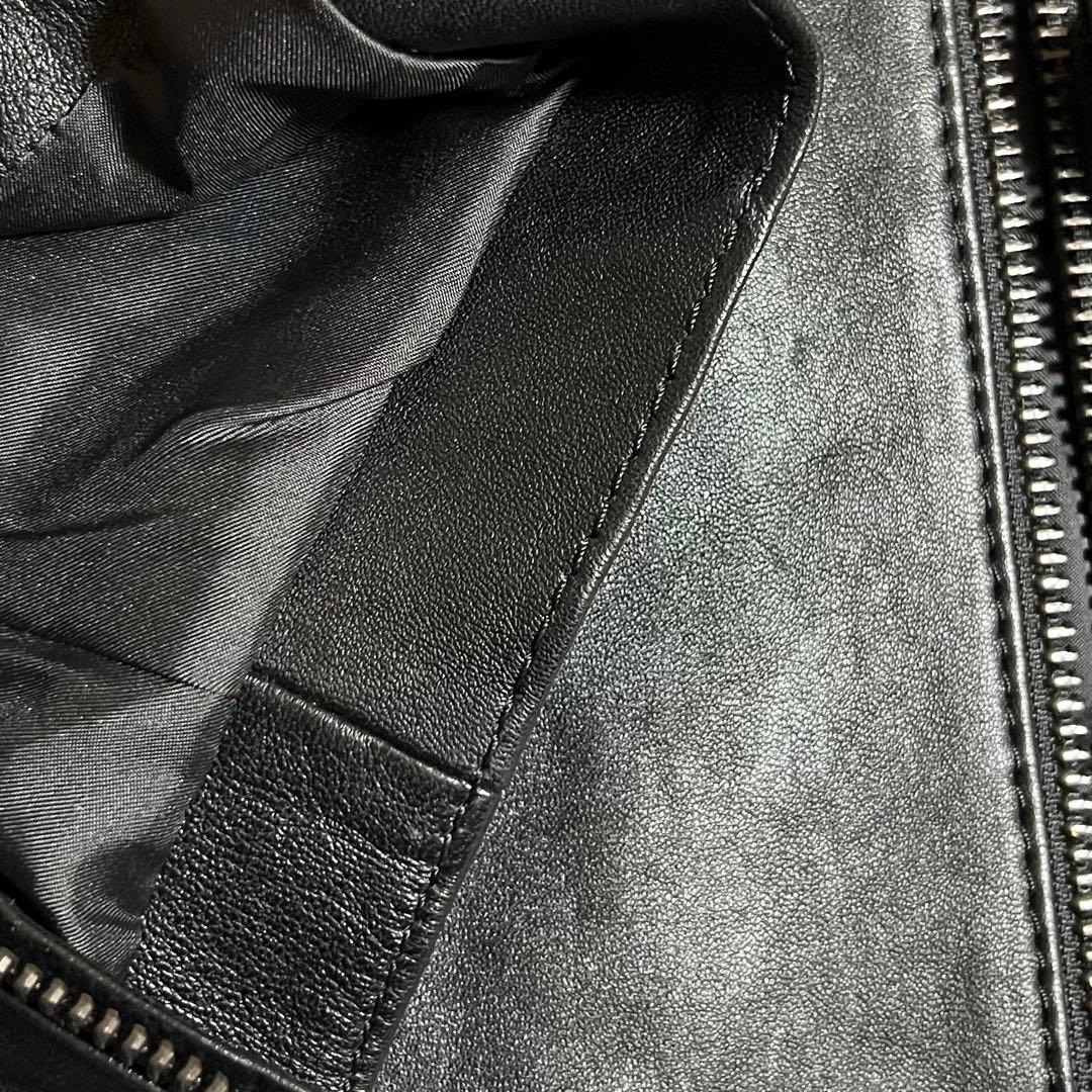 【美品】COACH lether lamb jacket archive 羊革