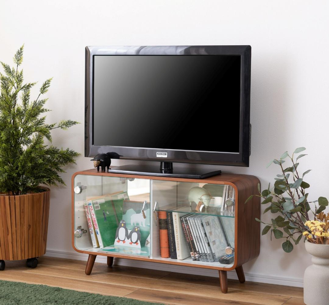 角が丸いデザイン☆２段横型ナチュラル☆幅約８０ｃｍ