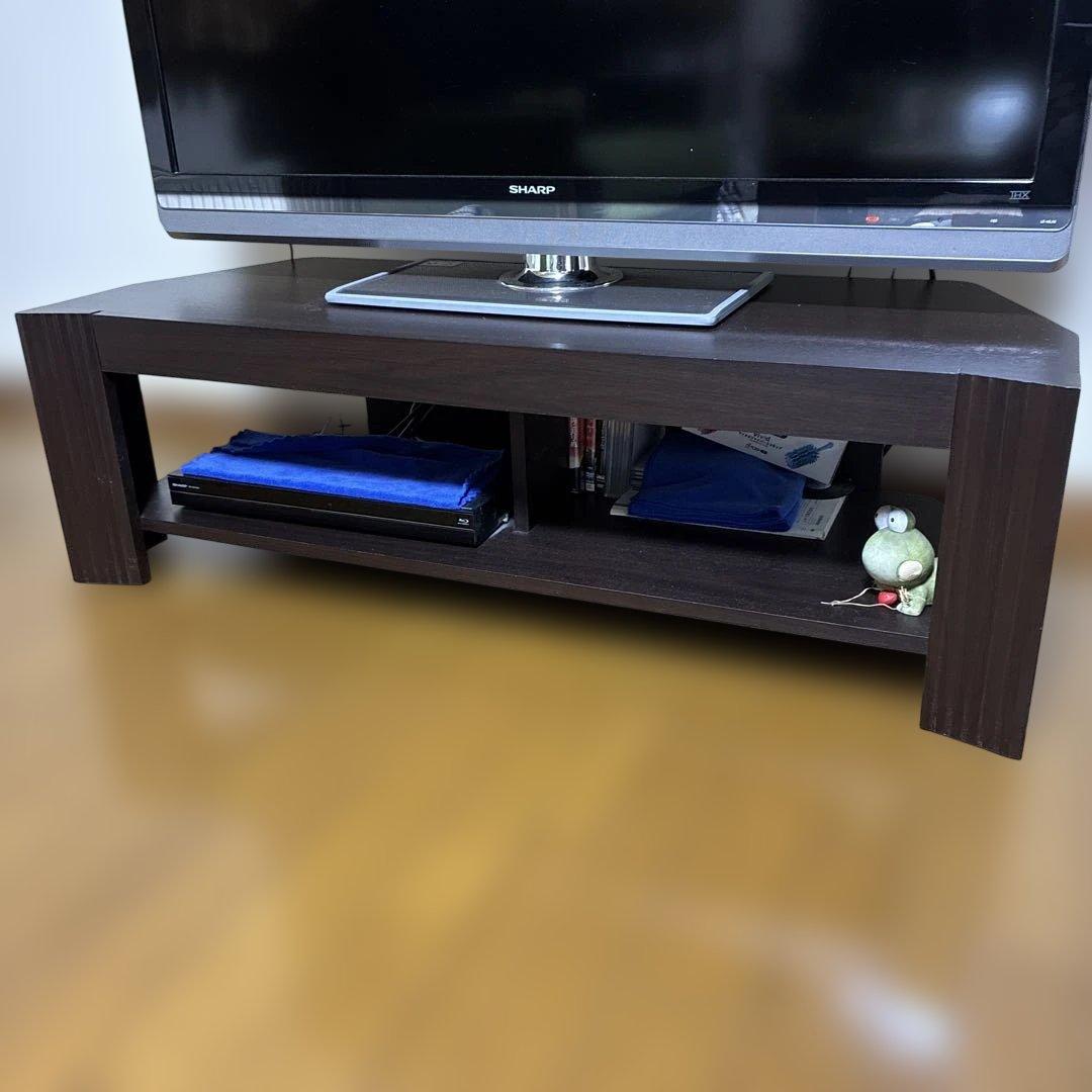 ダークブラウン シンプル テレビ台