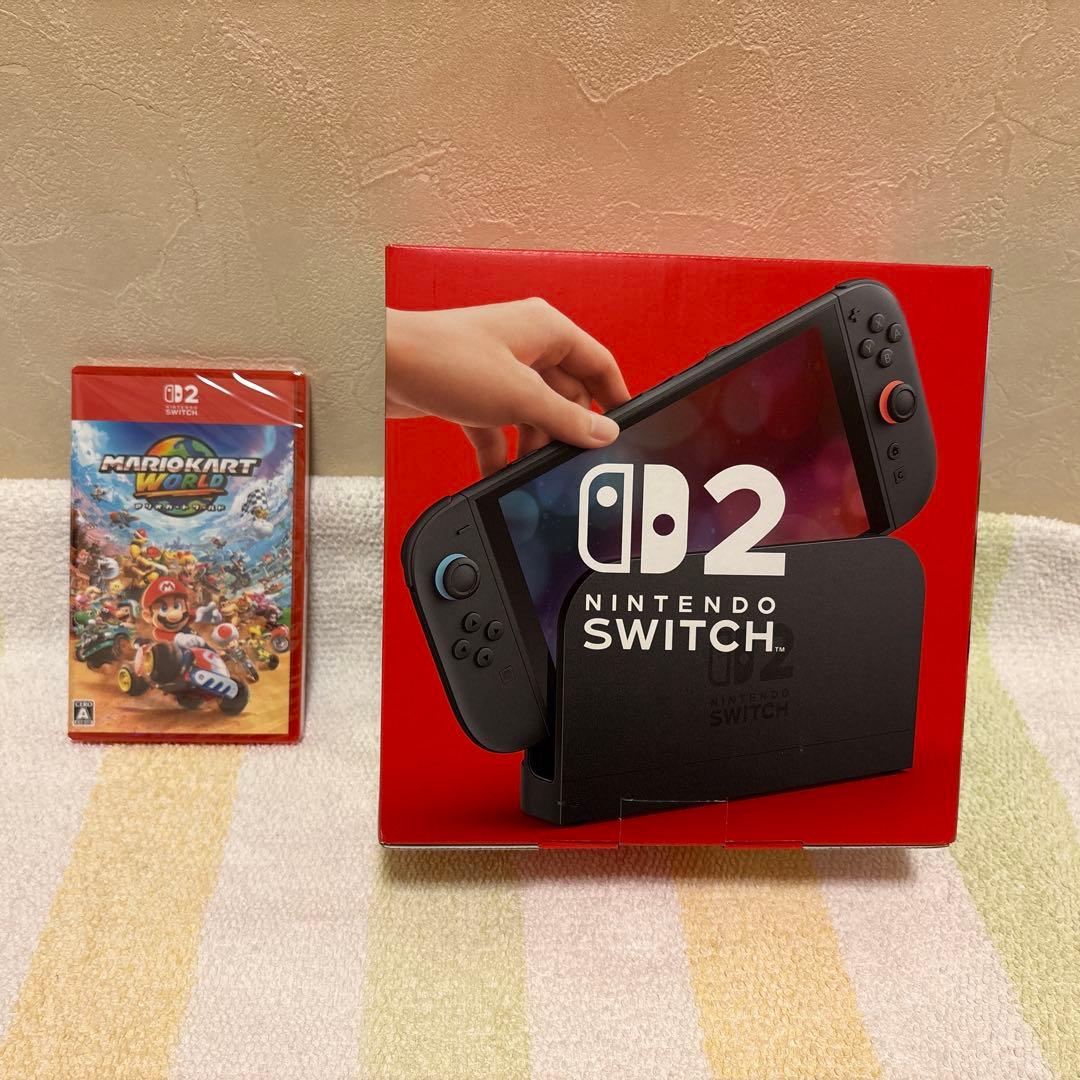 新品 Nintendo Switch2本体+マリオカートワールド（パッケージ版）
