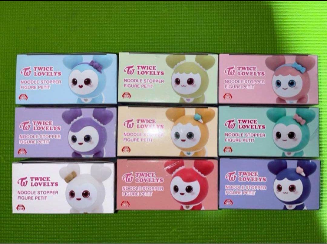 TWICE GIGO LOVELYS ぬーどるストッパー フィギュアぷち 9種