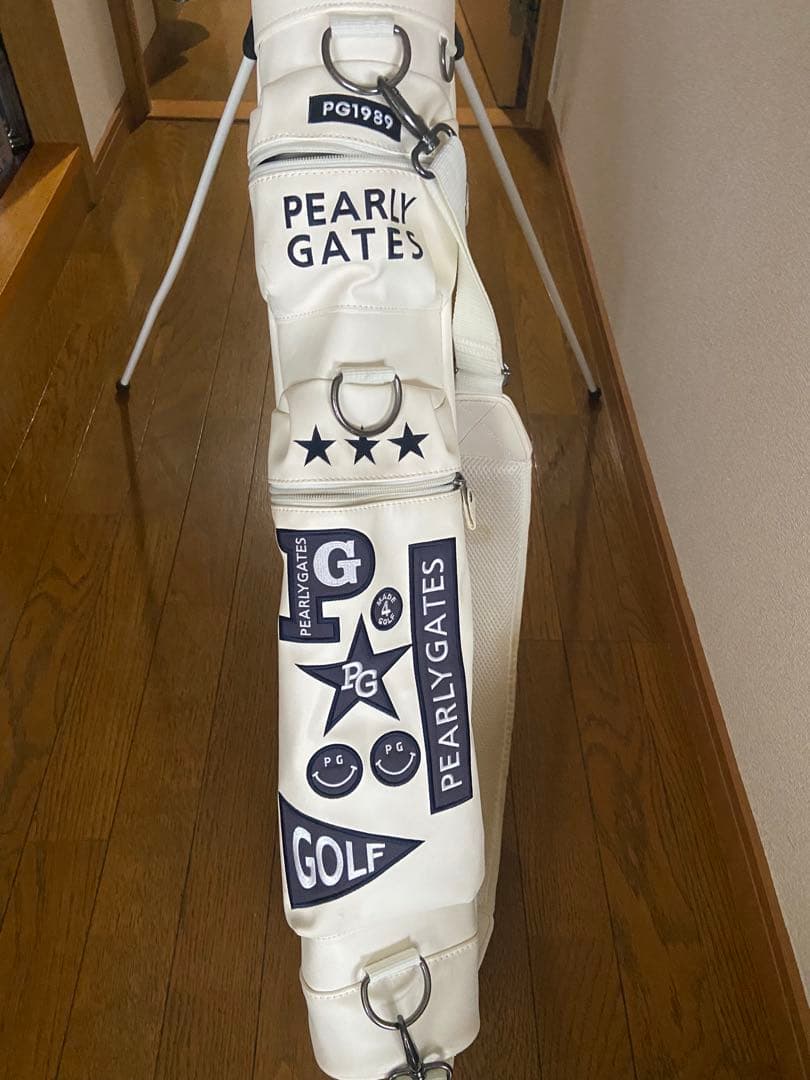 PEARLY GATES キャディバッグ ホワイト♡