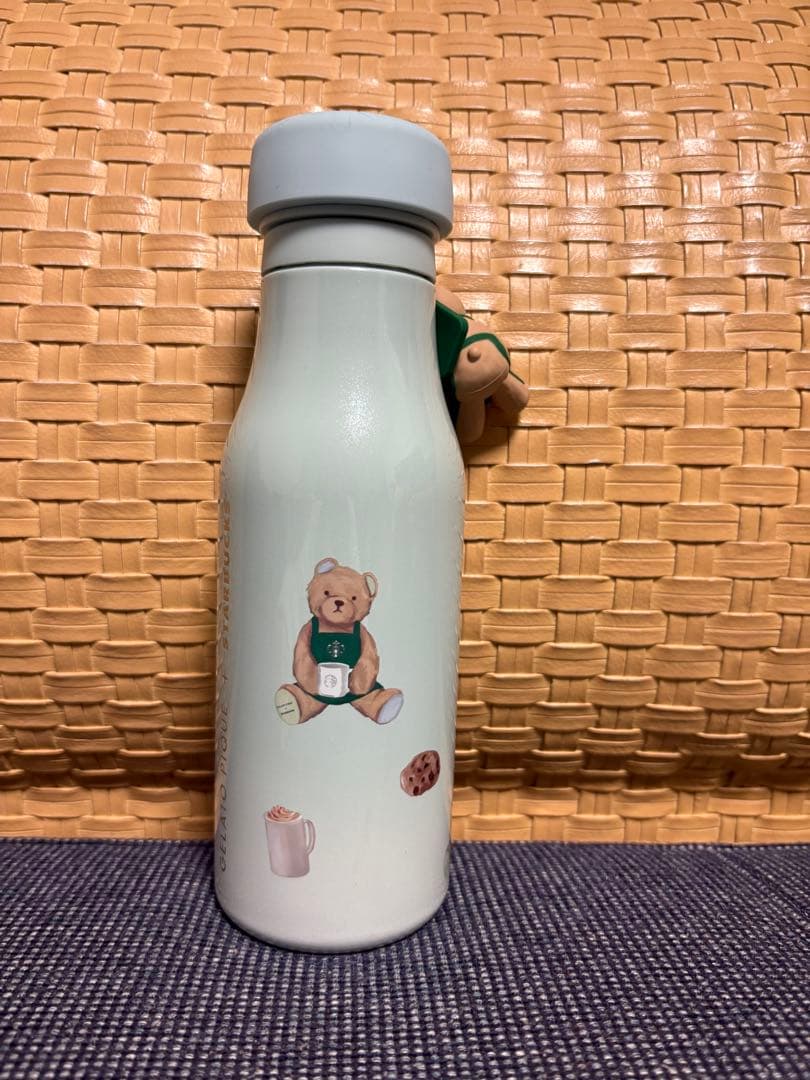 【未使用に近い】ジェラートピケ スターバックス　ステンレスボトル　ミントグリーン