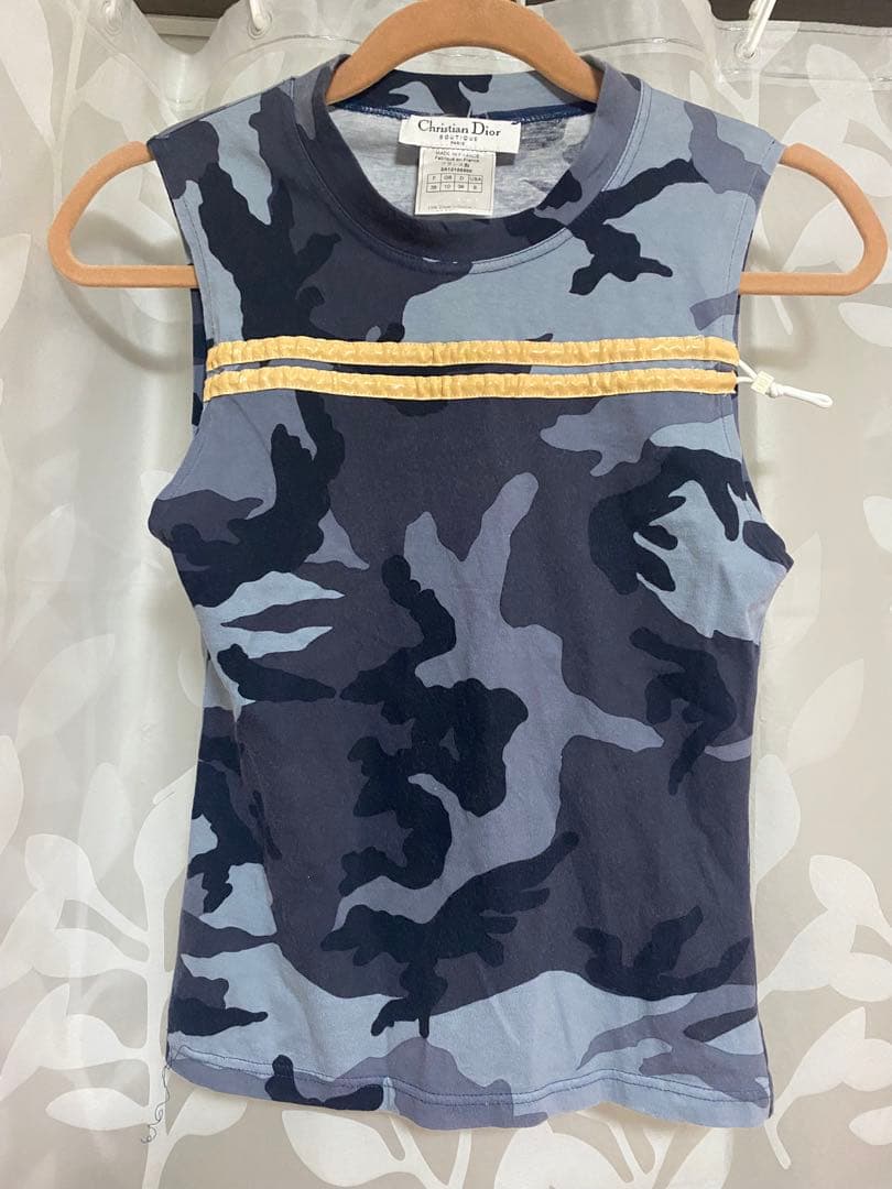 クリスチャンディオール　ミリタリートップス　タンクトップ