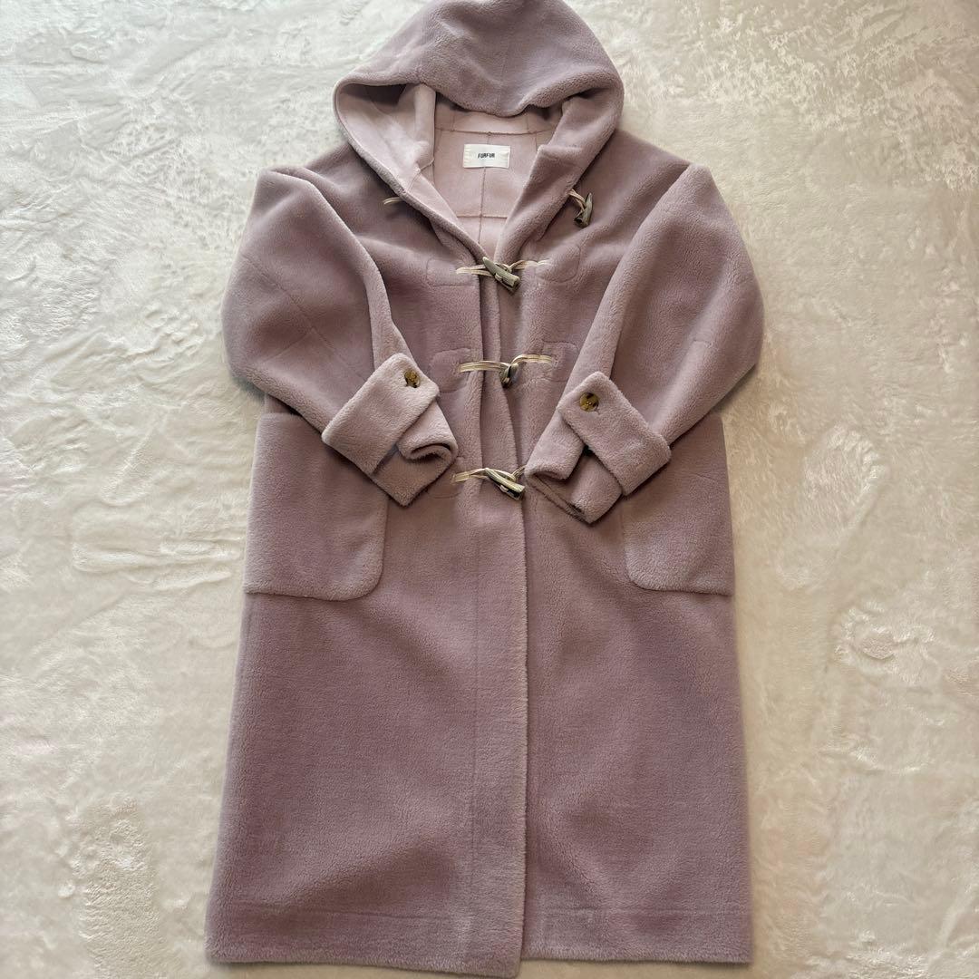 furfurの可愛いファーダッフルコート