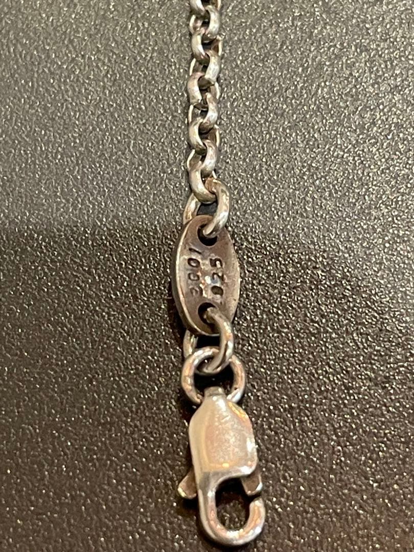 クロムハーツ シルバー ロールチェーン ネックレス 42センチ　訳あり