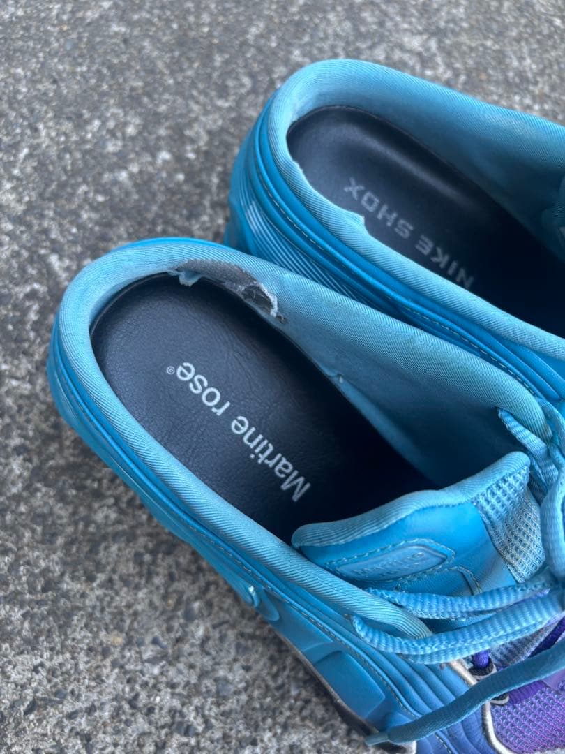 Nike×MartineRose shox MR4 Blue 25日まで
