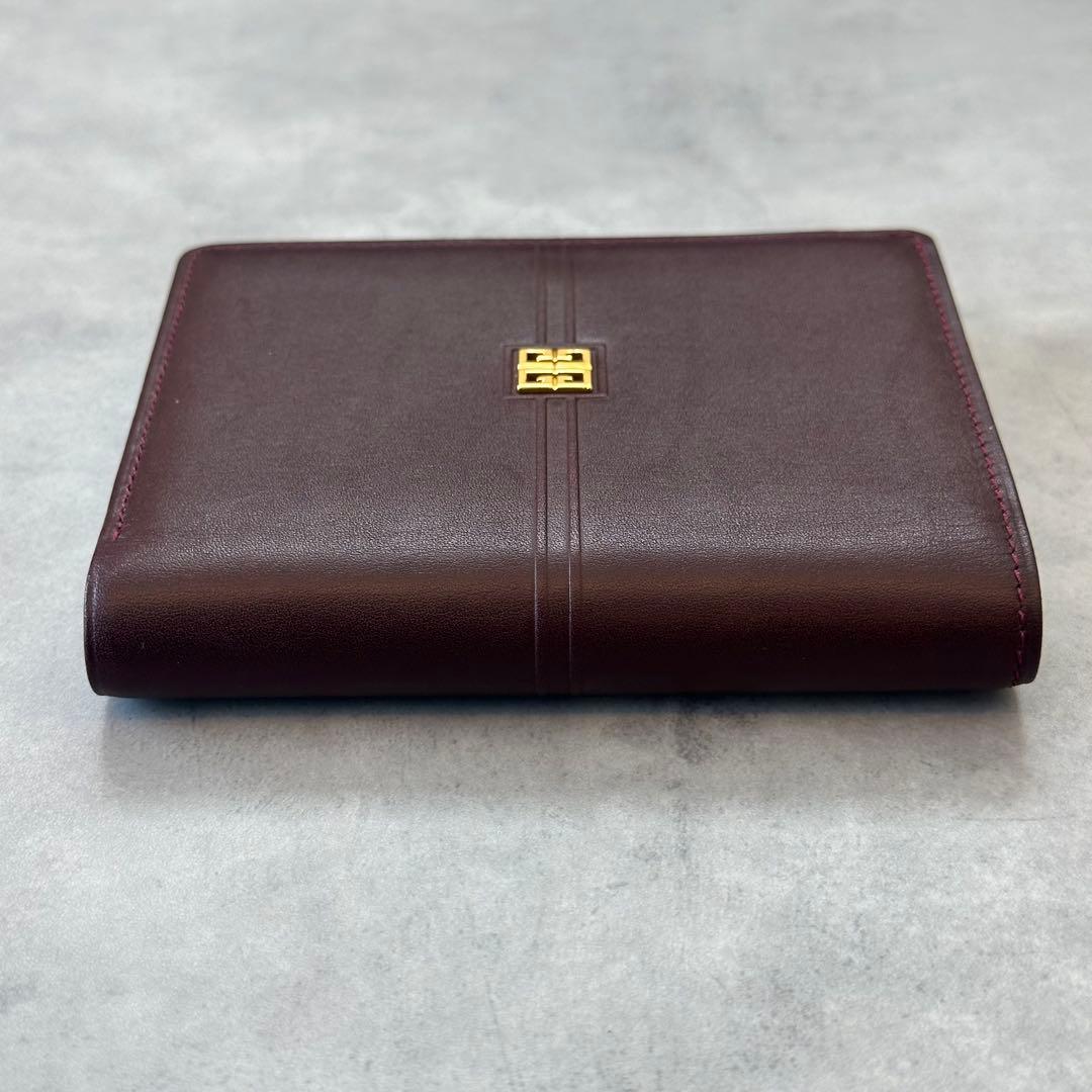 GIVENCHY 4Gロゴモチーフ がま口 二つ折り財布 コンパクトウォレット①