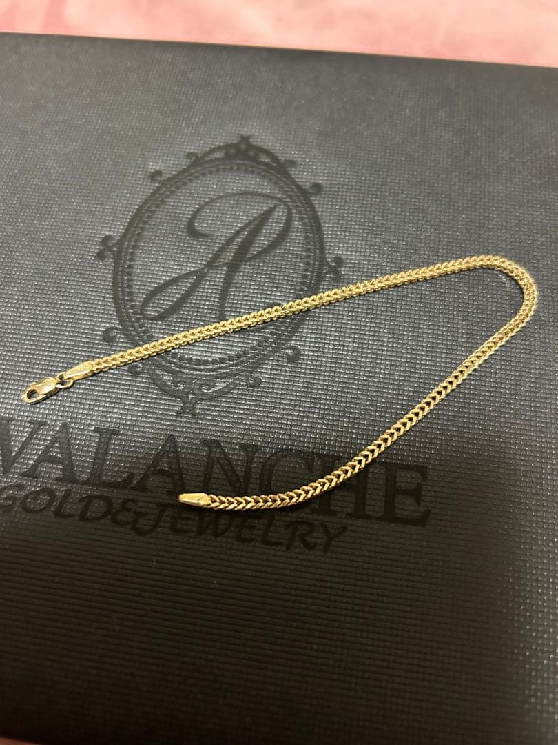 AVALANCHE 10Kイエローゴールド フランクリンブレスレット