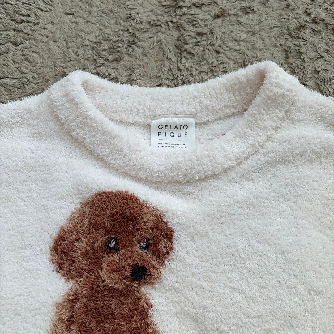 美品　ジェラピケ　トイプードル　モコモコ　ルームウェア