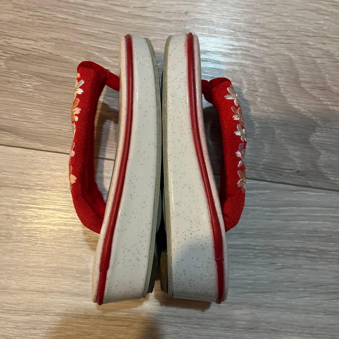 ※美品※ kawaiina 七五三 着物セット 正絹　赤　絞り