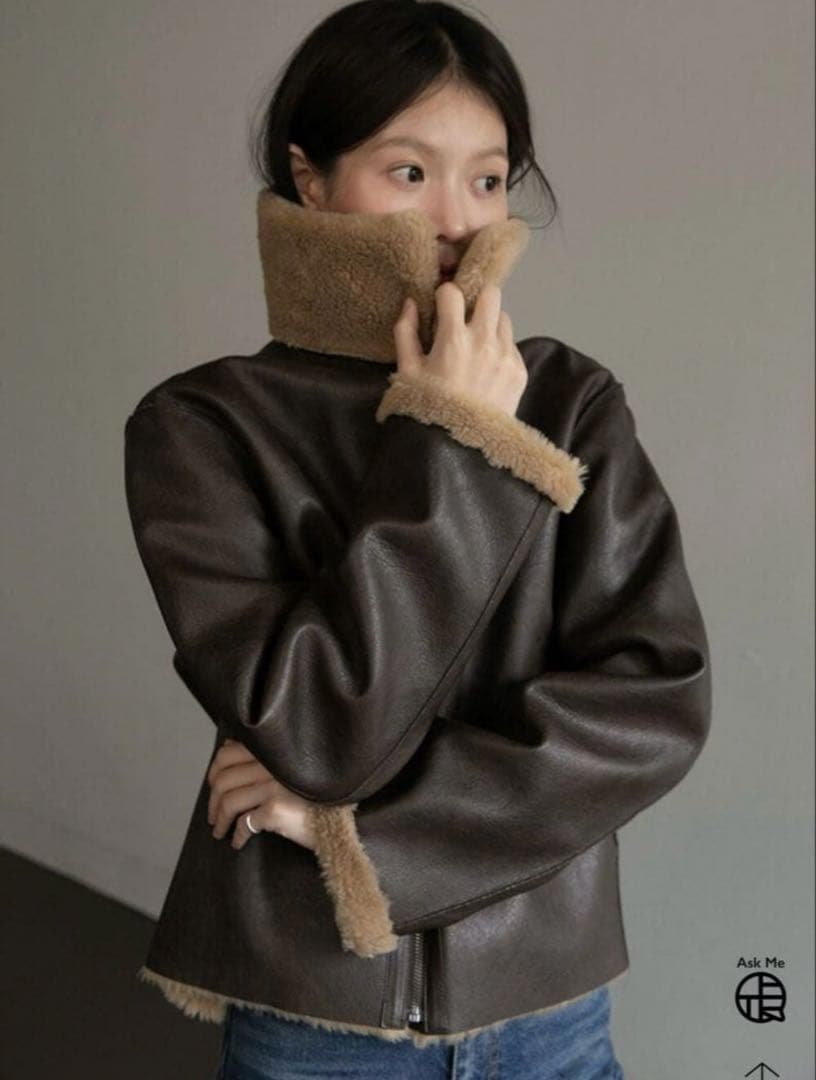 ダークブラウンレザージャケット