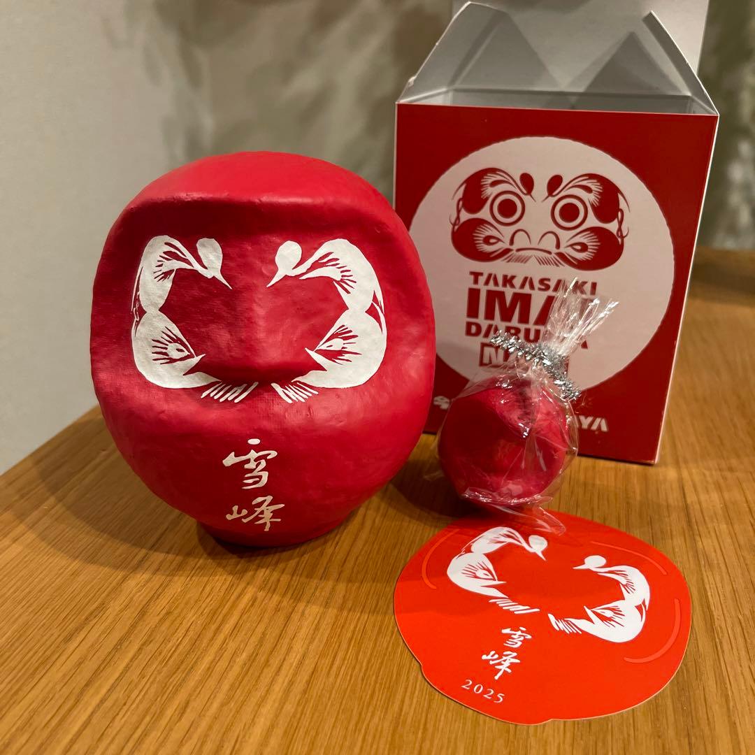 2025 スノーピーク雪峰だるま　非売品 中ダルマ 小ダルマ ステッカー