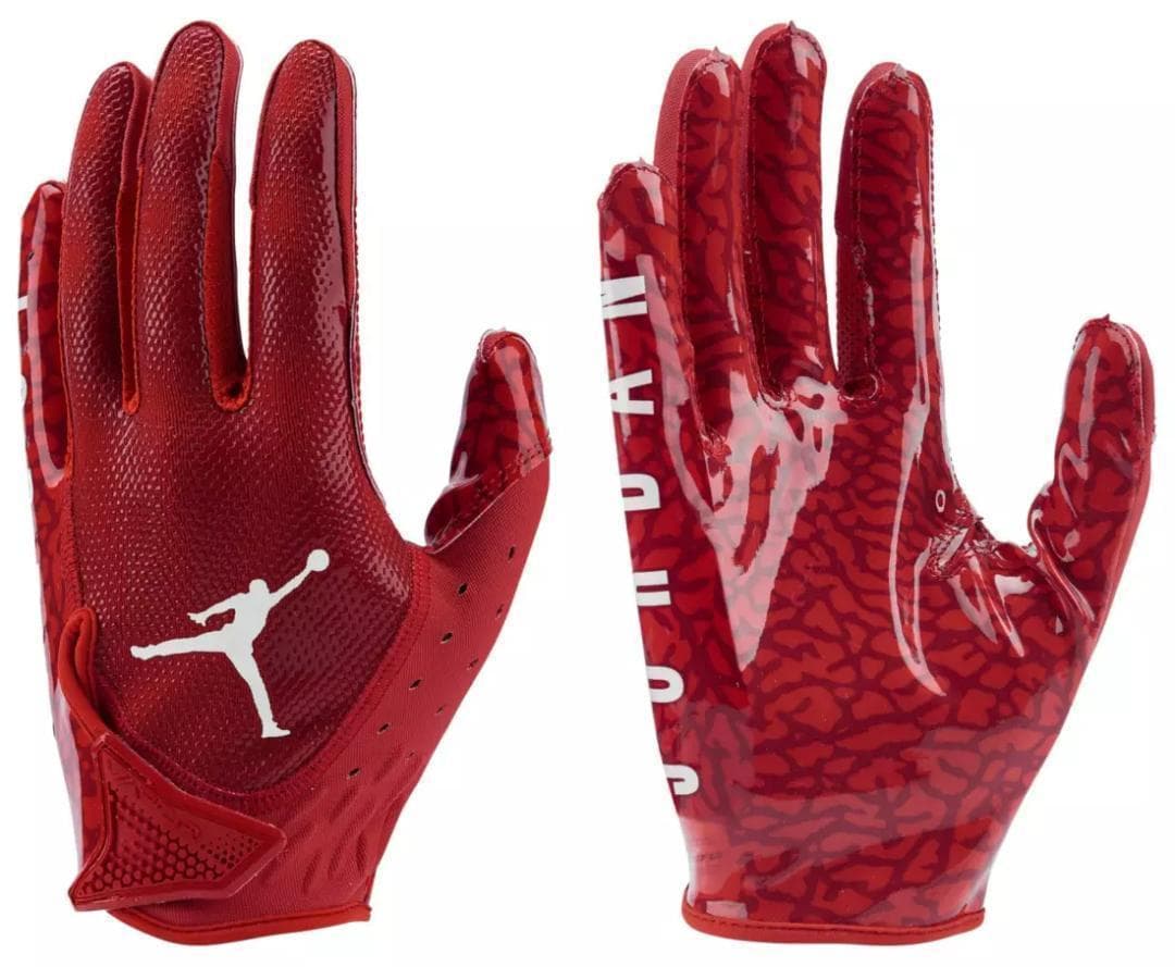 【新品】 アメフト Jordan Jet 7.0 グローブ　RED　XL