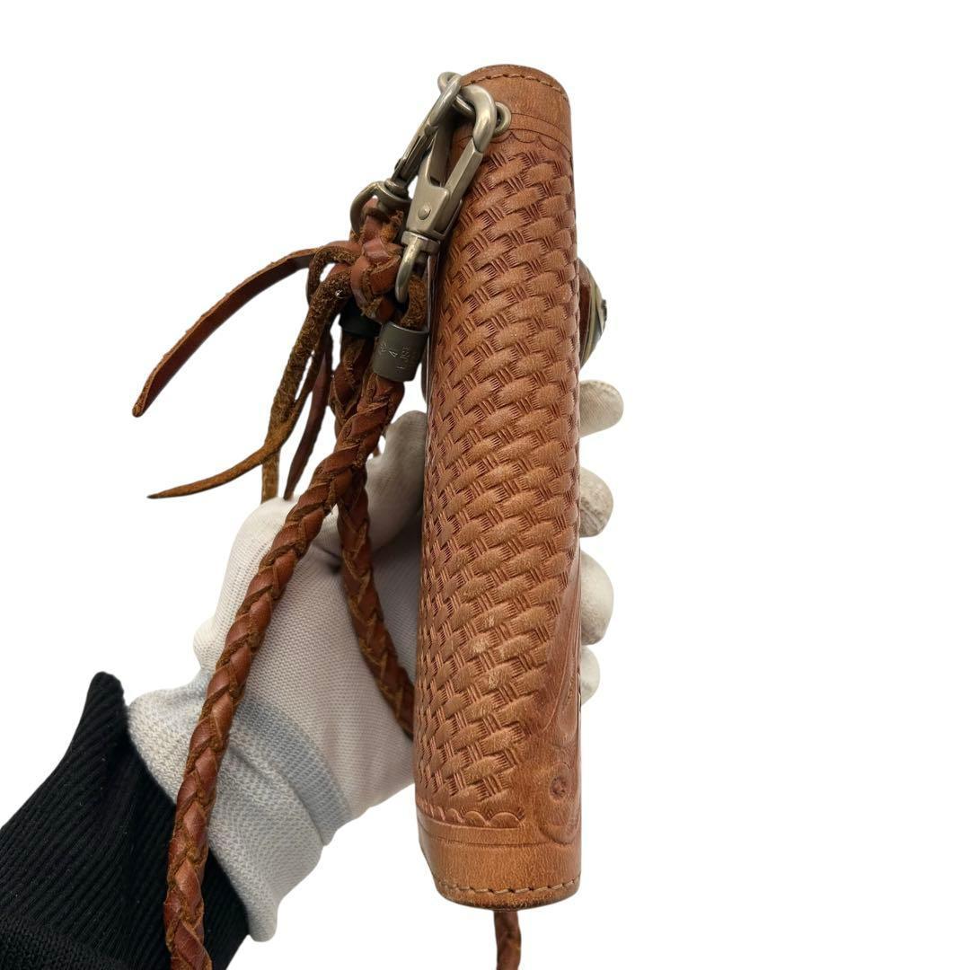 小物 Alzuni Long Wallet Carving Y2k Archive