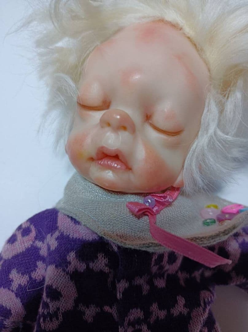 最終値下げ作家不明樹脂粘土ベビー創作人形人形 ドール 人形 コレクション