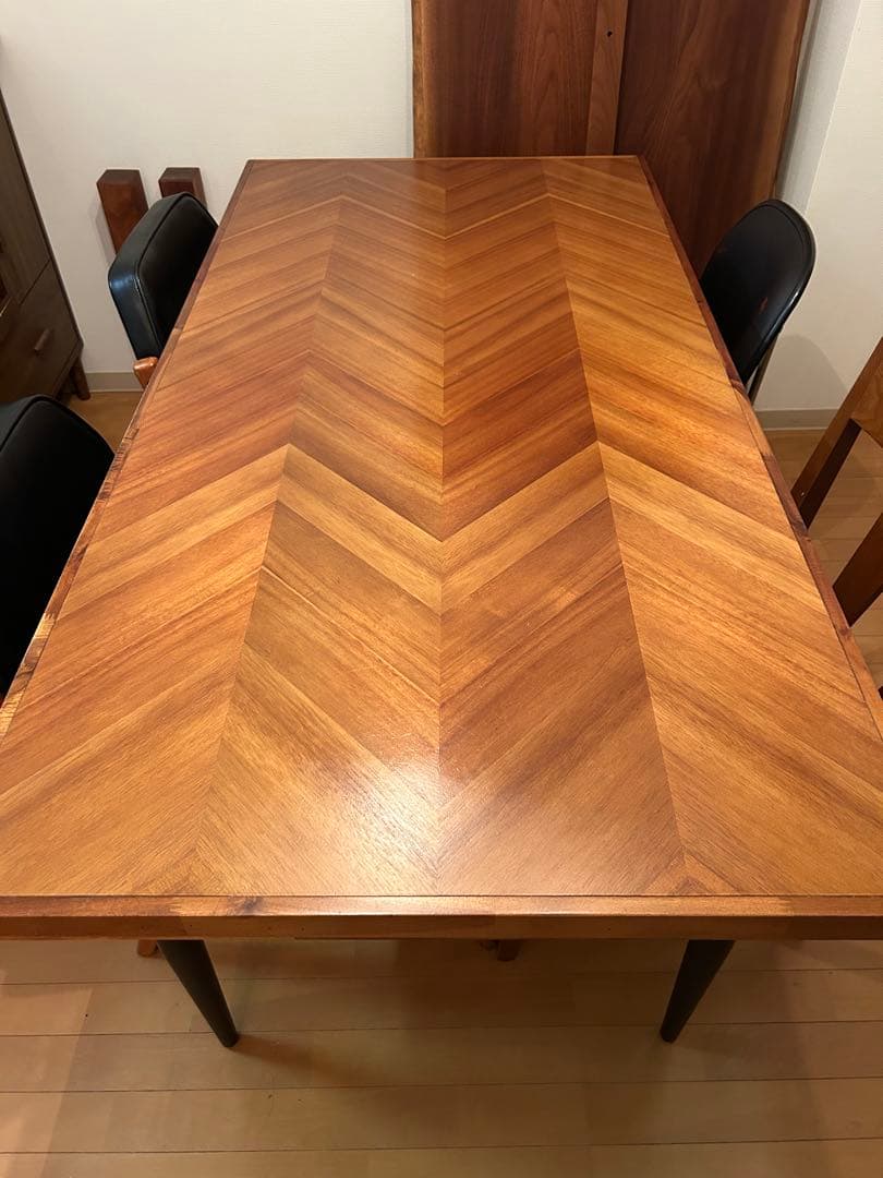 Francfranc フランフラン ヘリンボーン ダイニングテーブル