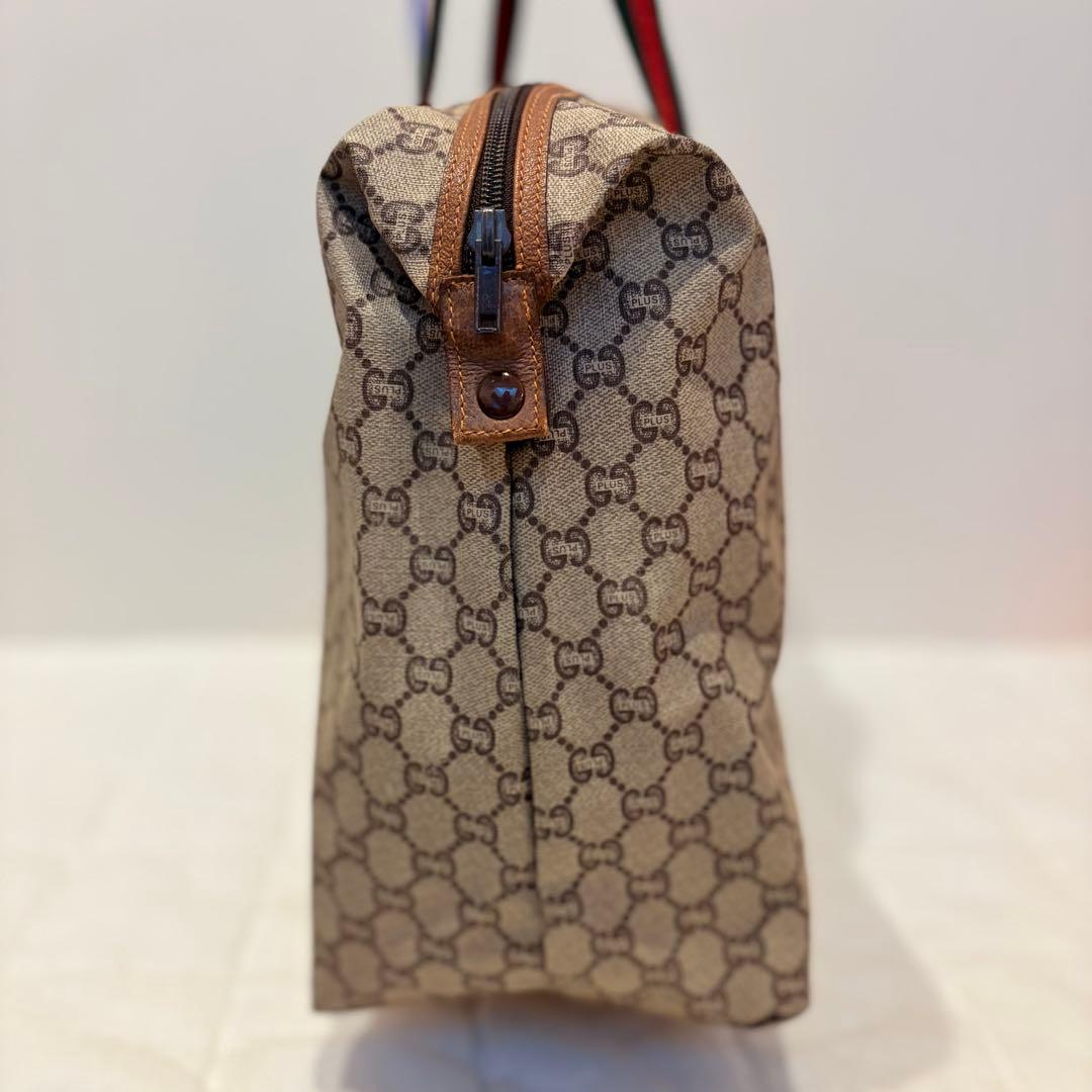 【良品】GUCCI グッチ GG ボストンバッグ プラス オールドグッチ