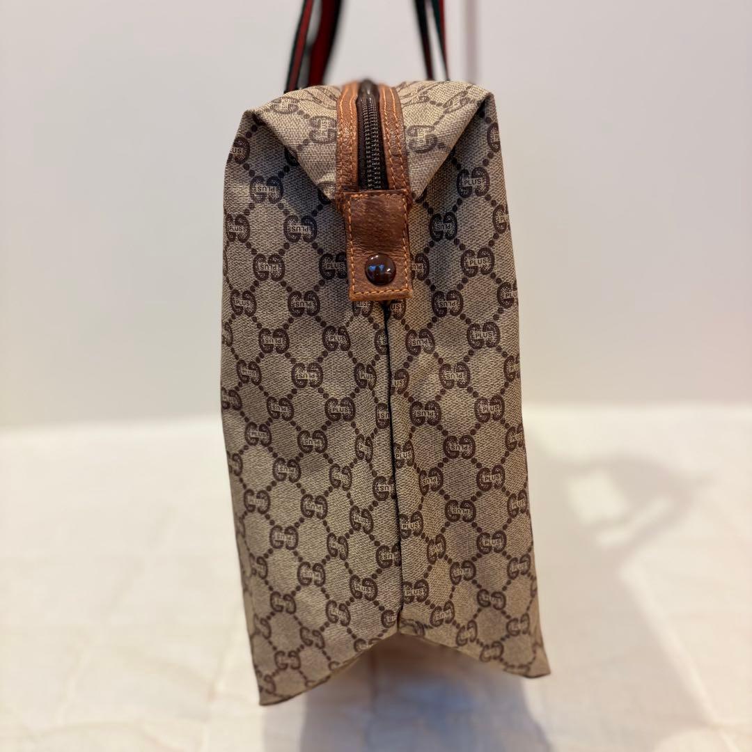 【良品】GUCCI グッチ GG ボストンバッグ プラス オールドグッチ