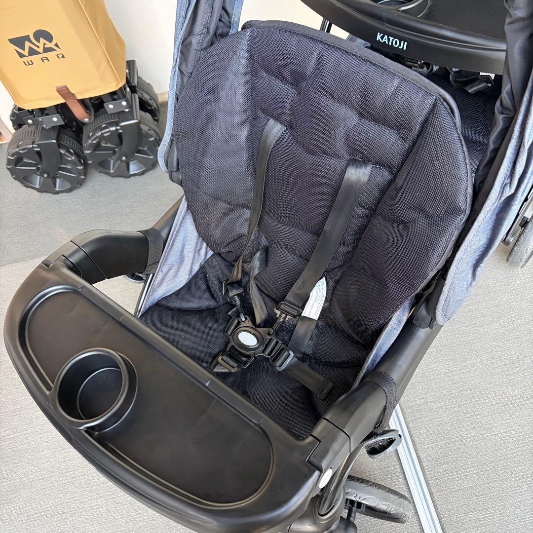 【極美品】KATOJI カトージ 二人でゴーdx デラックス 二人乗りベビーカー