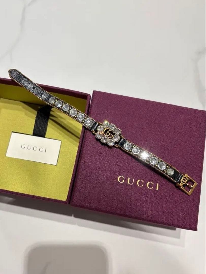 Gucci ブレスレット レザー ジュエリー vintage