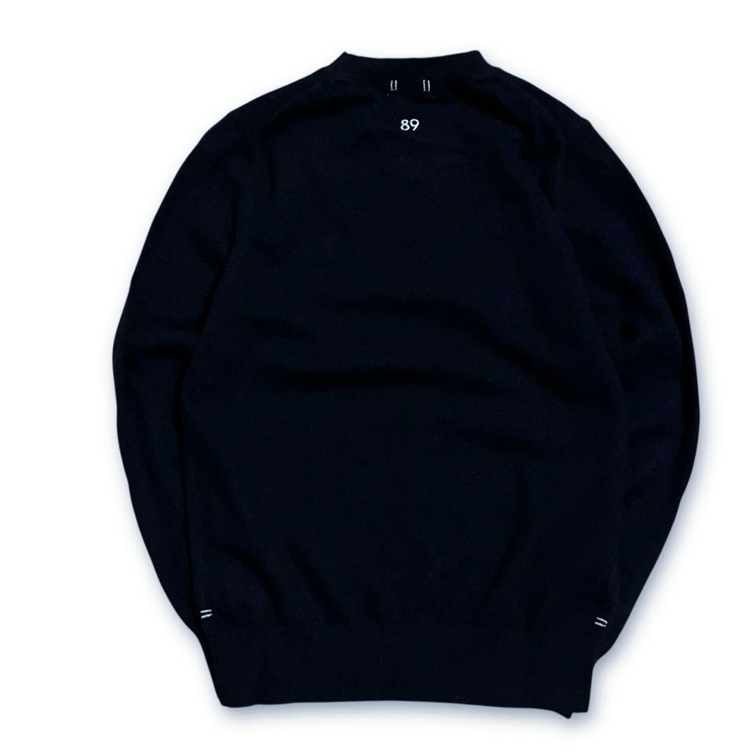 新品 パーリーゲイツ カシミヤ100% クルーネックセーター ニット