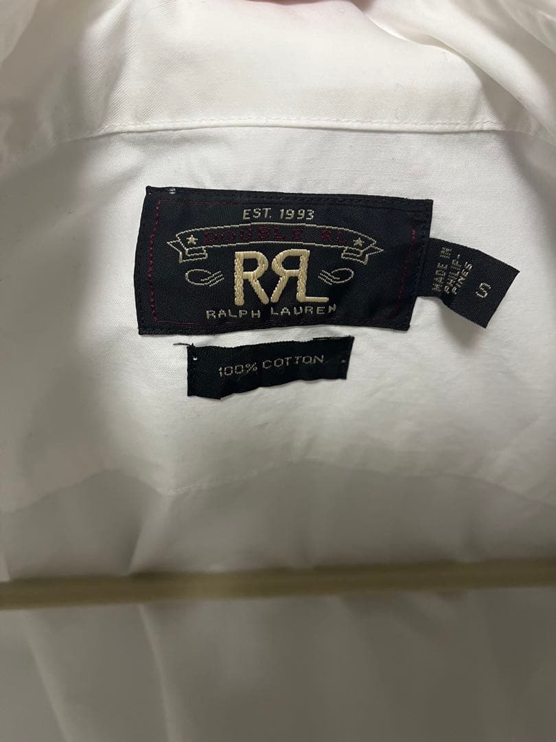 RRL ダフルアールエル ホワイト ウエスタンシャツ Sサイズ
